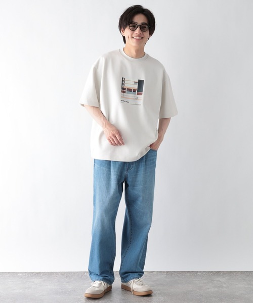 GLOBAL WORK（グローバルワーク）の「ライトクッションCOOLロゴ/670362（Tシャツ/カットソー・メンズ・ホワイト/ホワイト系その他2/チャコールグレー/ネイビー・SMALL/X-LARGE/MEDIUM/LARGE）」の6枚目の写真