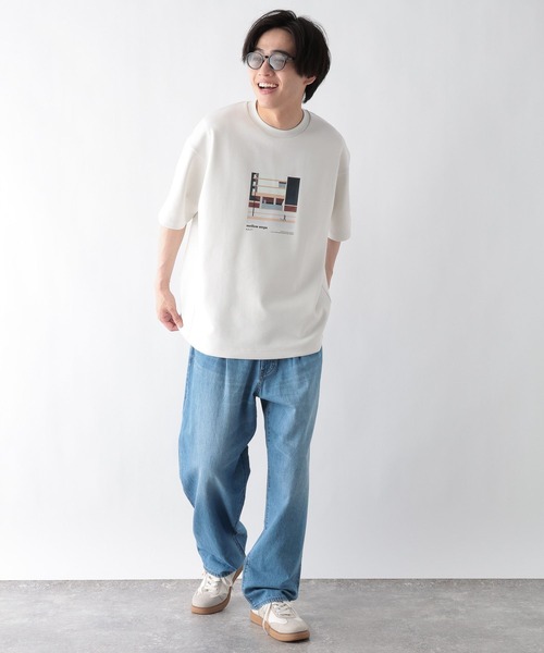 GLOBAL WORK（グローバルワーク）の「ライトクッションCOOLロゴ/670362（Tシャツ/カットソー・メンズ・ホワイト/ホワイト系その他2/チャコールグレー/ネイビー・SMALL/X-LARGE/MEDIUM/LARGE）」の7枚目の写真
