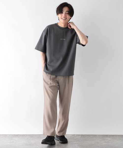 GLOBAL WORK（グローバルワーク）の「ライトクッションCOOLロゴ/670362（Tシャツ/カットソー・メンズ・ホワイト/ホワイト系その他2/チャコールグレー/ネイビー・SMALL/X-LARGE/MEDIUM/LARGE）」の12枚目の写真
