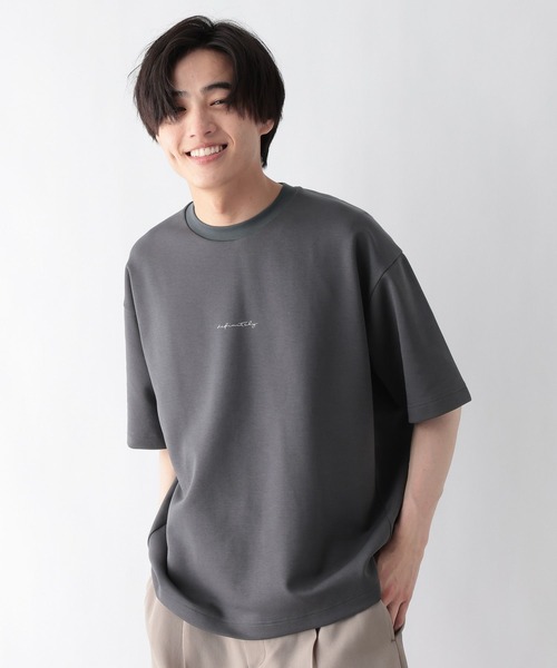 GLOBAL WORK（グローバルワーク）の「ライトクッションCOOLロゴ/670362（Tシャツ/カットソー・メンズ・ホワイト/ホワイト系その他2/チャコールグレー/ネイビー・SMALL/X-LARGE/MEDIUM/LARGE）」の16枚目の写真