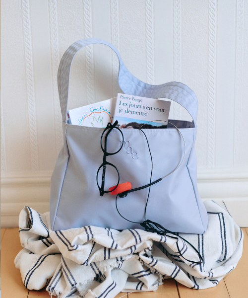 MUCU AND EBONY(ムクアンドエボニー)の「Comfy Bag _ Lavender Blue(ショルダーバッグ・レディース・その他・FREE)」の6枚目の写真