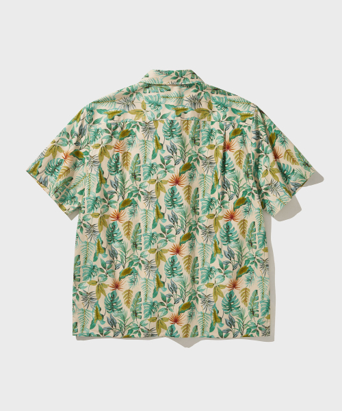 VDR（ブイディアール）の「BUTTON-UP HAWAIIAN SHIRT [Light Beige]（シャツ/ブラウス・メンズ・その他・MEDIUM/LARGE/X-LARGE）」の2枚目の写真