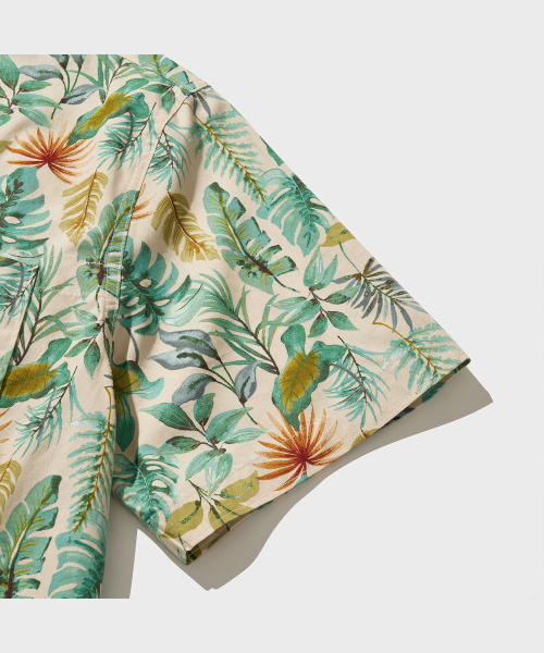 VDR（ブイディアール）の「BUTTON-UP HAWAIIAN SHIRT [Light Beige]（シャツ/ブラウス・メンズ・その他・MEDIUM/LARGE/X-LARGE）」の4枚目の写真