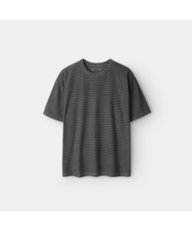 ピグメントウォッシュストライプ半袖Tシャツ_3COLOR