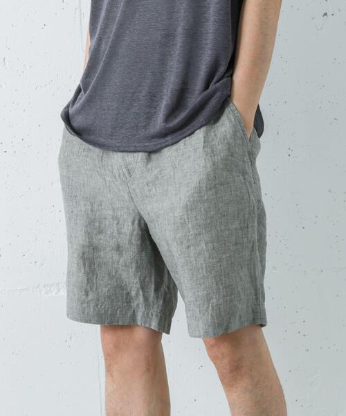 URBAN RESEARCH(アーバンリサーチ)の「LINEN CHAMBRAY SHORTS(その他パンツ・メンズ・ブラック/カーキ/ネイビー・MEDIUM/LARGE)」の17枚目の写真