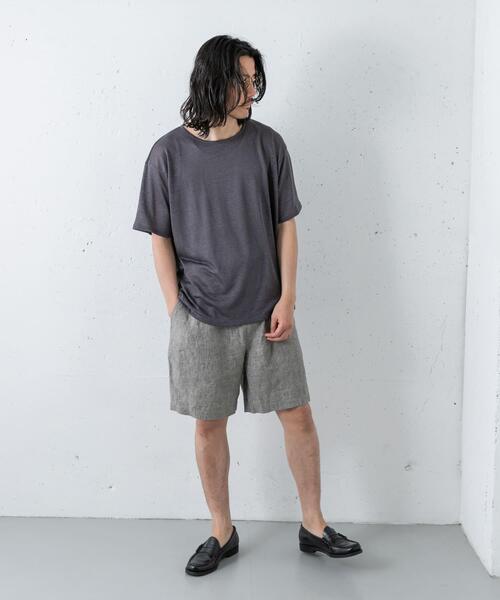 URBAN RESEARCH(アーバンリサーチ)の「LINEN CHAMBRAY SHORTS(その他パンツ・メンズ・ブラック/カーキ/ネイビー・MEDIUM/LARGE)」の21枚目の写真