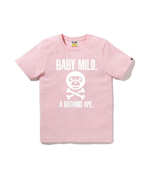 A BATHING APE(アベイシングエイプ)の「BABY MILO CROSSBONE TEE(Tシャツ/カットソー・レディース・ブラック/ホワイト/ピンク・SMALL/MEDIUM/X-SMALL)」の3枚目の写真