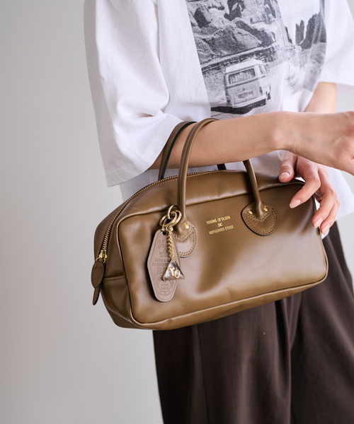 FRAMeWORK（フレームワーク）の「≪WEB限定 / 追加≫YOUNGOLSEN 別注 CHARM WIDE BOTTLE BAG（ショルダーバッグ・レディース・ブラウン/ブラック・FREE）」の7枚目の写真
