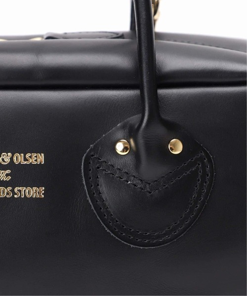 FRAMeWORK(フレームワーク)の「≪WEB限定 / 追加≫YOUNGOLSEN 別注 CHARM WIDE BOTTLE BAG(ショルダーバッグ・レディース・ブラウン/ブラック・FREE)」の5枚目の写真