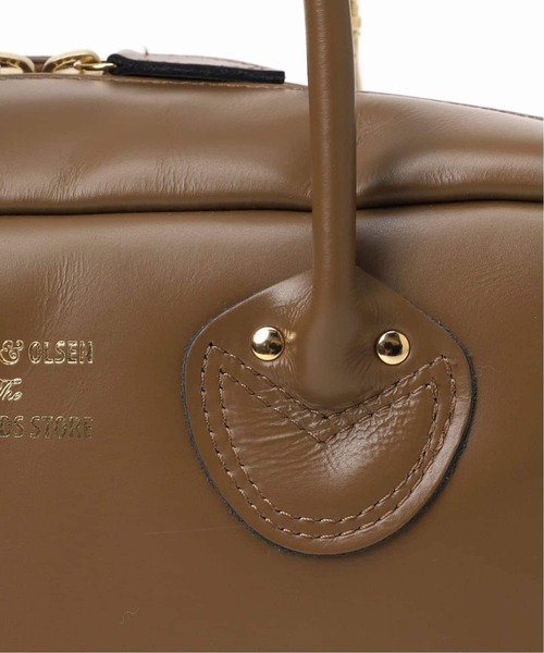 FRAMeWORK(フレームワーク)の「≪WEB限定 / 追加≫YOUNGOLSEN 別注 CHARM WIDE BOTTLE BAG(ショルダーバッグ・レディース・ブラウン/ブラック・FREE)」の3枚目の写真