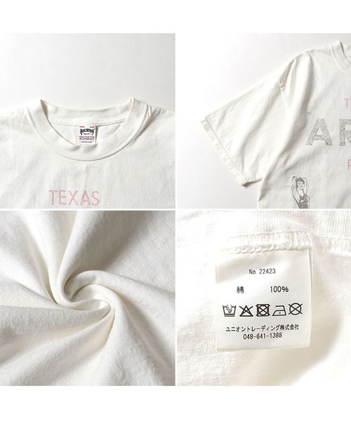 HOUSTON(ヒューストン)の「HOUSTON ピグメントプリントTシャツ(ARMY)(Tシャツ/カットソー・メンズ・ブラック/ターコイズブルー/ホワイト/マスタード・XX-LARGE/X-LARGE/LARGE/MEDIUM)」の16枚目の写真