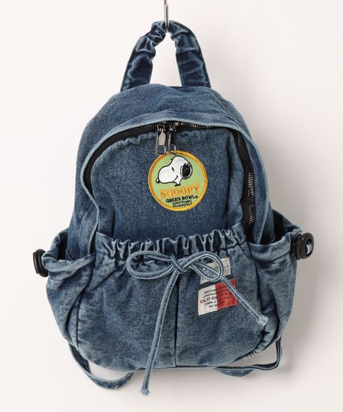 SNOOPY×OLD BETTY'S(スヌーピーカケルオールドベティーズ)の「スヌーピー【SNOOPY】Dumin Backpack(刺繍ワッペン)(バックパック/リュック・レディース・ブルー・FREE)」の9枚目の写真