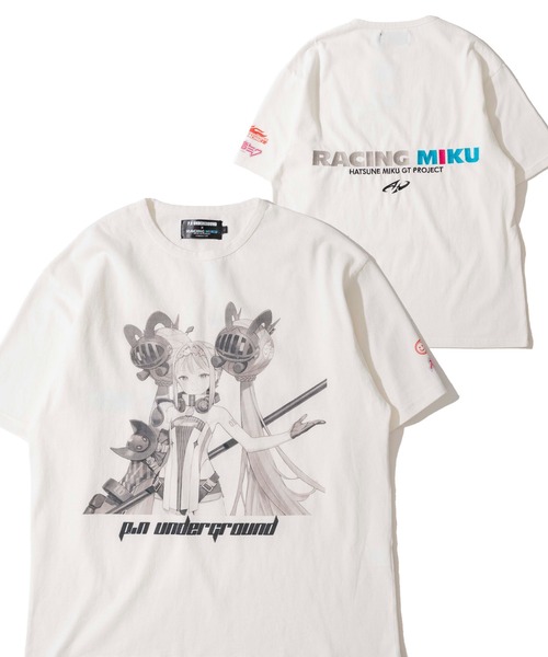 セール】【P.N UNDERGROUND × RACING MIKU】バックプリント クルー