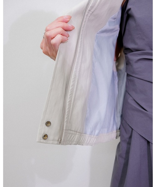 Julep(ジュレップ)の「Fake Leather Vest(ライダースジャケット・レディース・ベージュ/ブラック・FREE)」の16枚目の写真