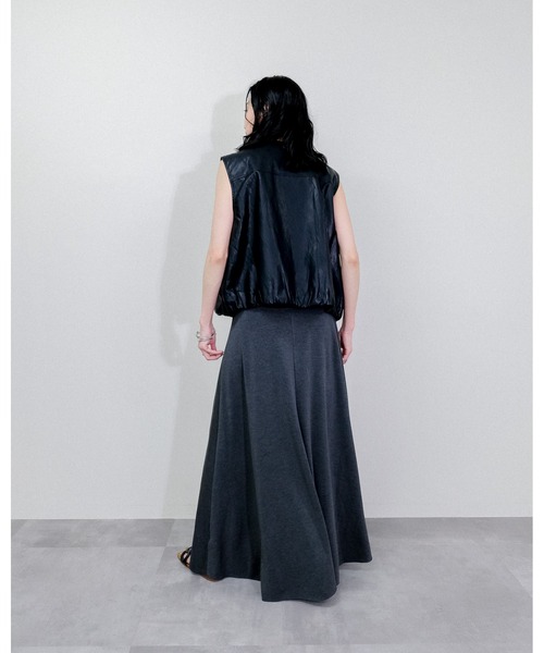 Julep(ジュレップ)の「Fake Leather Vest(ライダースジャケット・レディース・ベージュ/ブラック・FREE)」の21枚目の写真