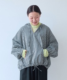 yuni | C/Cuギンガムhooded parka(シャツ/ブラウス)