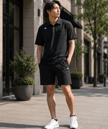 Kappa | 【Kappa/カッパ】PEARTEX素材 ポロシャツ+ショーツセットアップ 　ゴルフ　アウトドア　普段着(セットアップ)