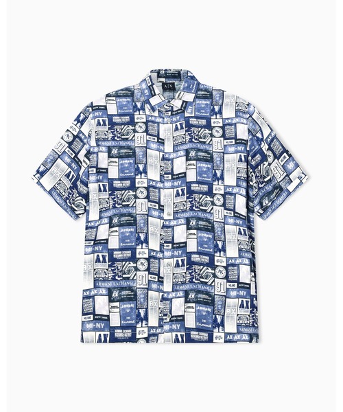 ARMANI EXCHANGE(アルマーニエクスチェンジ)の「【A|X アルマーニ エクスチェンジ】グラフィックロゴ ボクシーフィット 半袖シャツ/BOXY(シャツ/ブラウス・メンズ・その他・X-LARGE/SMALL/MEDIUM/LARGE/X-SMALL)」の6枚目の写真