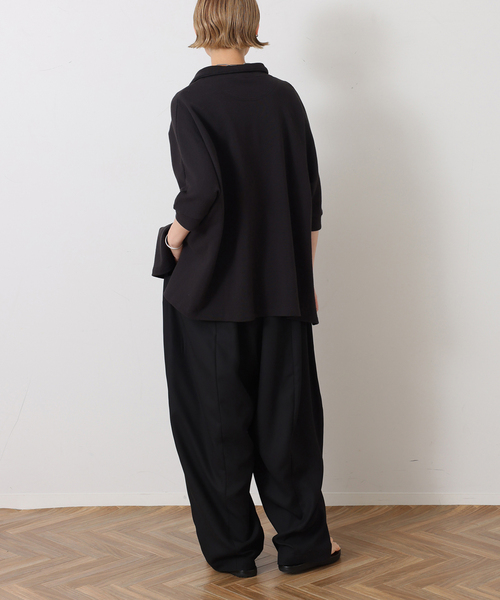 JOURNAL STANDARD LUXE(ジャーナルスタンダード ラックス)の「ダブルフェイス カームパンツ(その他パンツ・レディース・ブラック/ネイビー・FREE)」の21枚目の写真