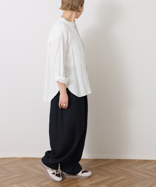 JOURNAL STANDARD LUXE(ジャーナルスタンダード ラックス)の「ダブルフェイス カームパンツ(その他パンツ・レディース・ブラック/ネイビー・FREE)」の16枚目の写真