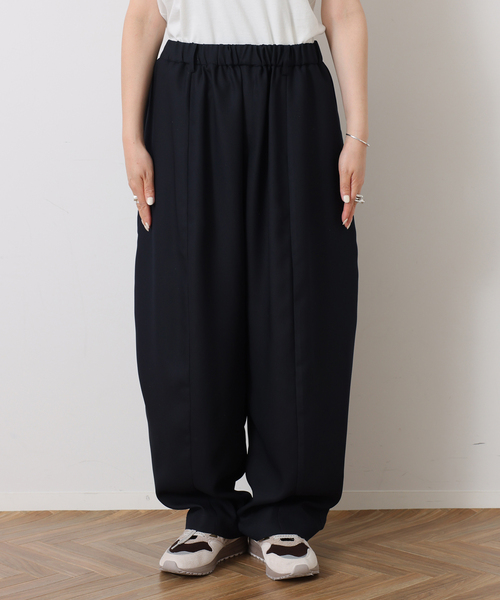 JOURNAL STANDARD LUXE(ジャーナルスタンダード ラックス)の「ダブルフェイス カームパンツ(その他パンツ・レディース・ブラック/ネイビー・FREE)」の15枚目の写真