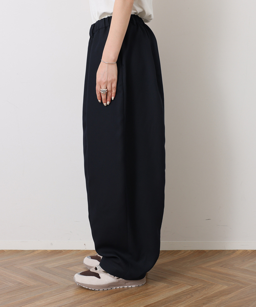 JOURNAL STANDARD LUXE(ジャーナルスタンダード ラックス)の「ダブルフェイス カームパンツ(その他パンツ・レディース・ブラック/ネイビー・FREE)」の14枚目の写真