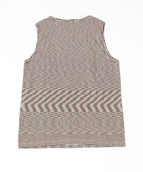 GARDEN TOKYO（ガーデントウキョウ）の「THOUSANDS/サウザンズ/VORTEX TANK TOP WARE-mo-KOU（タンクトップ・メンズ・ブラウン・F）」の2枚目の写真