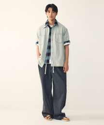 STUDIO TOMBOY（スタジオトムボーイ）の「[メンズ] ドローストリングデニムパンツ_ダークグレー_91M6262142（デニムパンツ）」