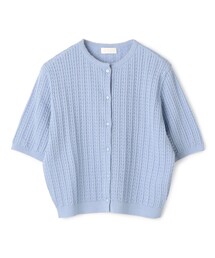 セール】ミラノリブ ショート スリーブカーディガン（カーディガン