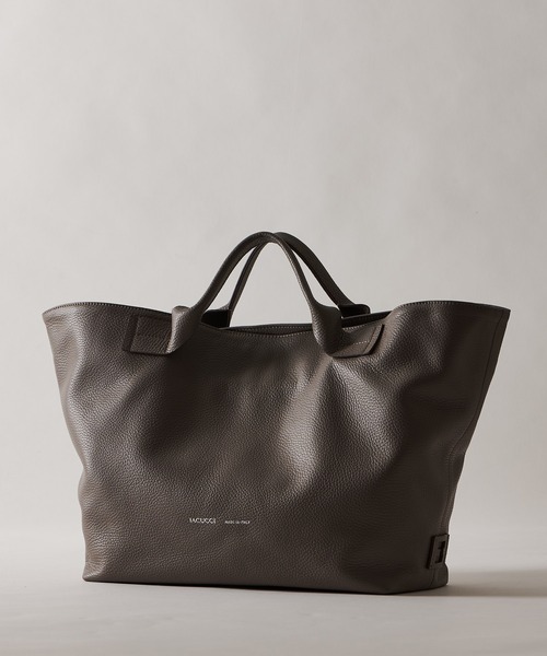 イアクッチ　ビジネスバッグ グレージュ IACUCCI｜イアクッチのバッグ（グレー/灰色系・A4サイズ収納可）通販