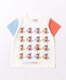 ANPANMAN KIDS COLLECTION（アンパンマンキッズコレクション）の「ばいきんまんいっぱいサーフ半袖Tシャツ（Tシャツ/カットソー）」