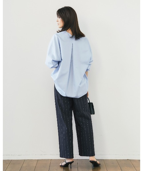 DoCLASSE( ドゥクラッセ)の「ドライタッチ・サイドシームバレルパンツ(その他パンツ・レディース・オフホワイト/ストーン/ライトピンク/ネイビー・13/15 /11/7/9)」の11枚目の写真
