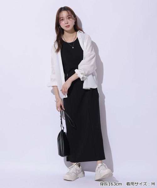 Mystrada（マイストラーダ）の「ドロストカットワンピ（ワンピース・レディース・ブラック/ダークブラウン/キャメル・38/36）」の13枚目の写真