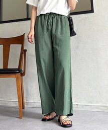 【WEB限定】麻イージーパンツ