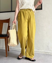 【WEB限定】麻イージーパンツ