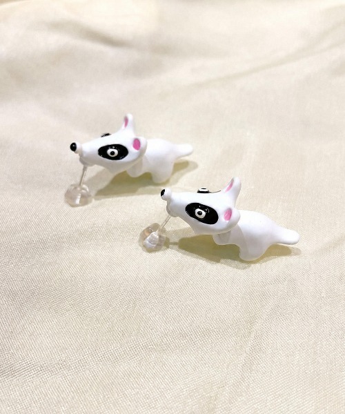 boemy（ボエミー）の「アニマル モチーフ ピアス（ピアス（両耳用）・レディース・オレンジ/ホワイト/ブルー/グレー/ピンク・FREE）」の8枚目の写真