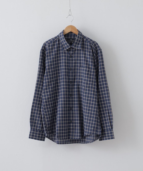 Ree&Mee Check stripe twill shirt