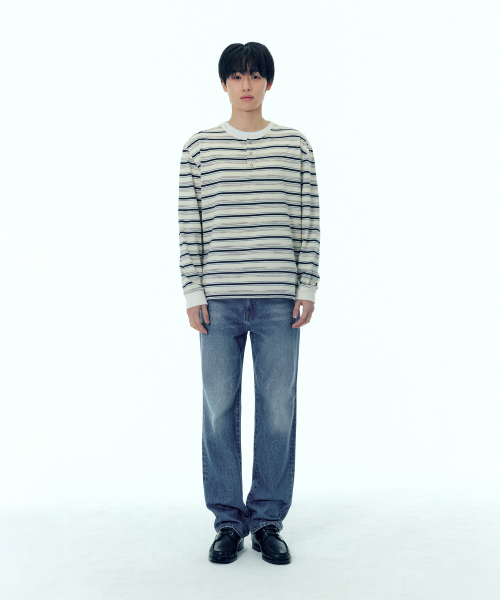 PLAC(プラック)の「ストレートデニムパンツ M15 ミッドブルー(デニムパンツ・メンズ・その他・30/31/32/33/34/36)」の6枚目の写真
