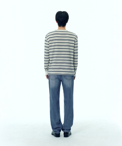 PLAC(プラック)の「ストレートデニムパンツ M15 ミッドブルー(デニムパンツ・メンズ・その他・30/31/32/33/34/36)」の8枚目の写真