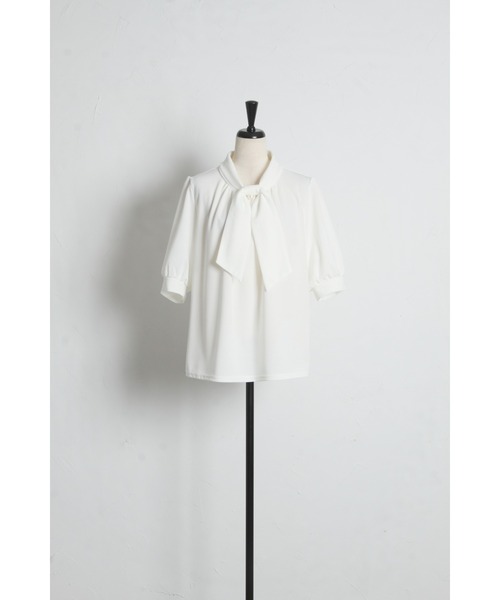 tocco closet（トッコ　クローゼット）の「【ZOZO限定】カットジョーゼットタイブラウス（シャツ/ブラウス・レディース・ブルーグリーン/オフホワイト・M）」の16枚目の写真