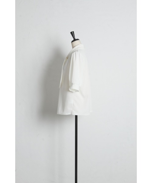 tocco closet（トッコ　クローゼット）の「【ZOZO限定】カットジョーゼットタイブラウス（シャツ/ブラウス・レディース・ブルーグリーン/オフホワイト・M）」の17枚目の写真