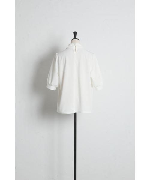 tocco closet（トッコ　クローゼット）の「【ZOZO限定】カットジョーゼットタイブラウス（シャツ/ブラウス・レディース・ブルーグリーン/オフホワイト・M）」の18枚目の写真