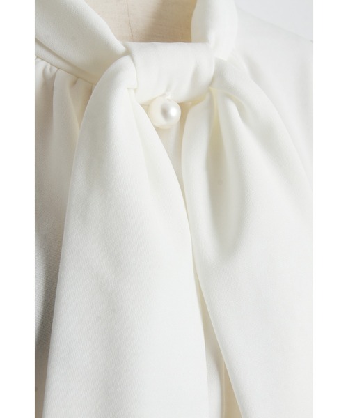 tocco closet（トッコ　クローゼット）の「【ZOZO限定】カットジョーゼットタイブラウス（シャツ/ブラウス・レディース・ブルーグリーン/オフホワイト・M）」の21枚目の写真
