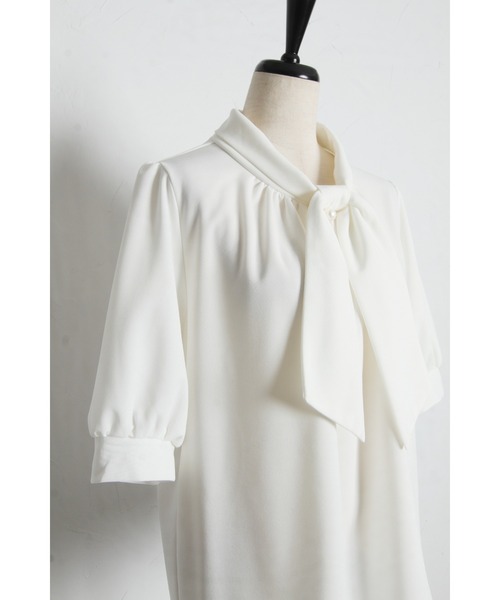 tocco closet（トッコ　クローゼット）の「【ZOZO限定】カットジョーゼットタイブラウス（シャツ/ブラウス・レディース・ブルーグリーン/オフホワイト・M）」の22枚目の写真