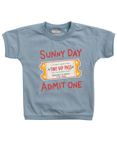 BEACHESAND CREAM KIDS（ビーチスアンドクリームキッズ）の「ファンパス半袖Tシャツ 5色（Tシャツ/カットソー・レディース・クリーム/レモンイエロー/ライトピンク/ライトブルー/グリーン・S(110)/M(120)/L(130)）」の8枚目の写真
