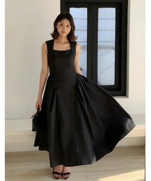 JASPER GATHER FLARE DRESS（ジャスパーギャザーフレアドレス）