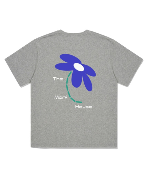 THEMORFHOUSE(ザモーフハウス)の「ボールドフラワーオーバーサイズ半袖Tシャツグレー(Tシャツ/カットソー・レディース・その他・SMALL/MEDIUM/LARGE)」の1枚目の写真