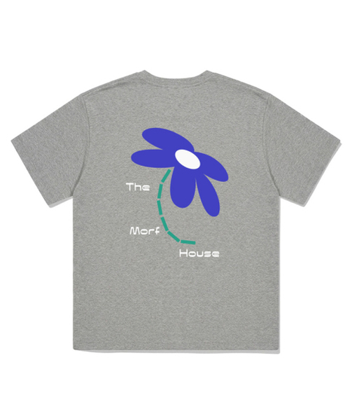 THEMORFHOUSE(ザモーフハウス)の「ボールドフラワーオーバーサイズ半袖Tシャツグレー(Tシャツ/カットソー・レディース・その他・SMALL/MEDIUM/LARGE)」の2枚目の写真