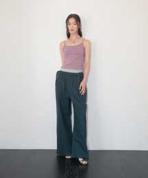 HOMEBODY THINGS（ホームバディ ティングズ）の「Linen Wide String Pants (NAVY)（その他パンツ）」