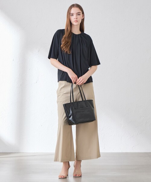 MACKINTOSH LONDON(マッキントッシュ ロンドン)の「シアーコットンナイロンプルオーバー(Tシャツ/カットソー・レディース・ピンク系その他2/オフホワイト/グレー系その他/ネイビー・38)」の8枚目の写真